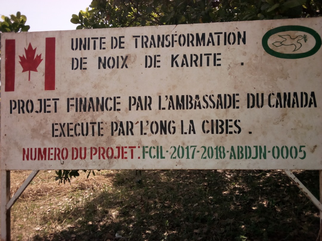 Unité de transformation de karité